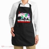 Floral California Republic Bear Tropical Bear Apron thumb 2