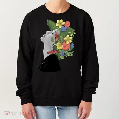 Floral Hat Art Women's Sweatshirt