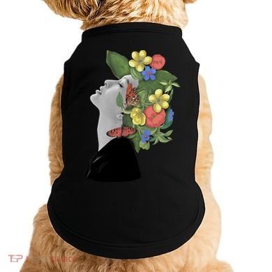 Floral Hat Art Doggie Tank