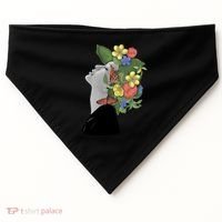 Floral Hat Art USA-Made Doggie Bandana thumb 0