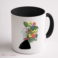 Floral Hat Art Coffee Mug thumb 1