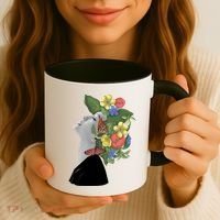 Floral Hat Art Coffee Mug thumb 3