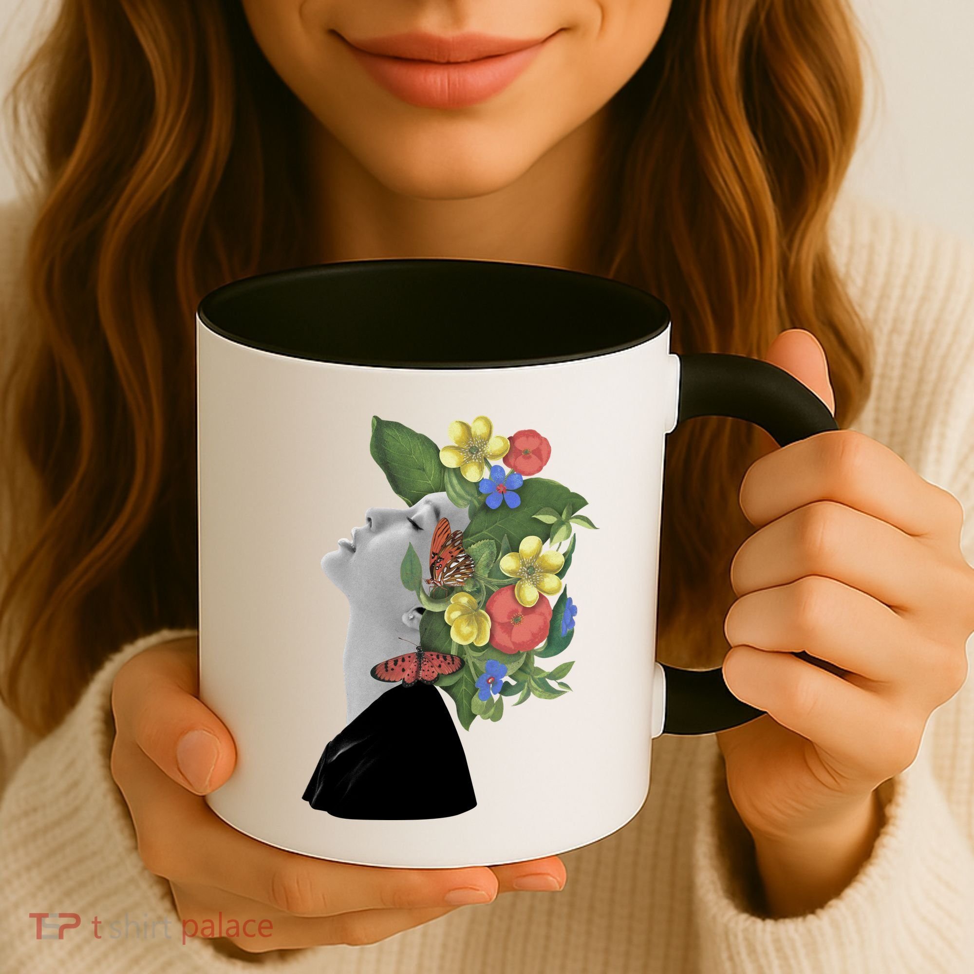 Floral Hat Art Coffee Mug