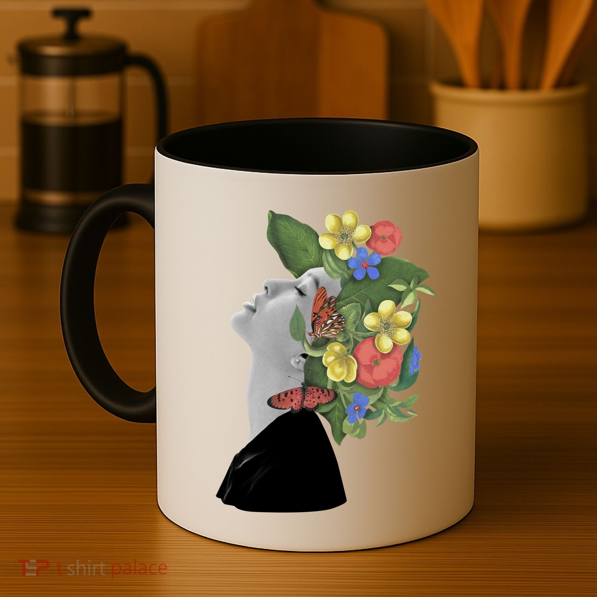 Floral Hat Art Coffee Mug