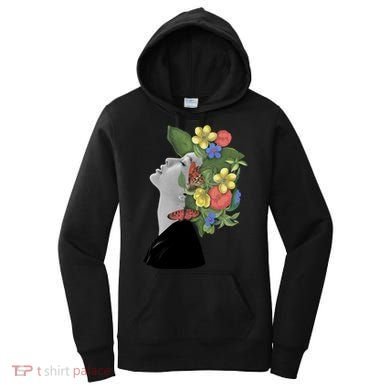 Floral Hat Art Women's Hoodie