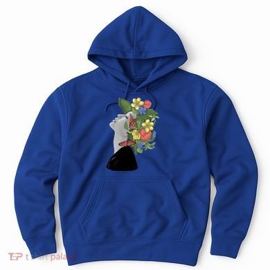 Floral Hat Art Hoodie