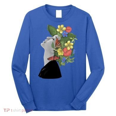 Floral Hat Art Long Sleeve Shirt