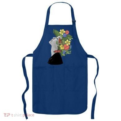 Floral Hat Art Apron