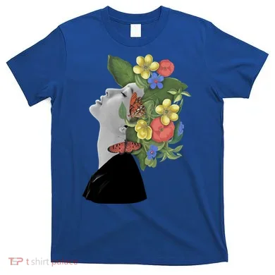 Floral Hat Art T-Shirt