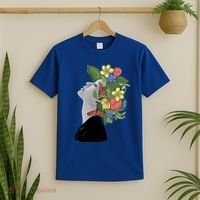 Floral Hat Art T-Shirt thumb 2