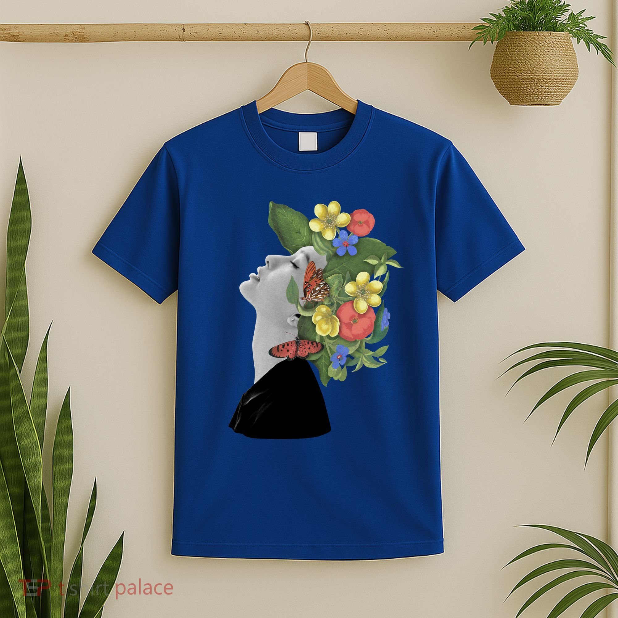 Floral Hat Art T-Shirt