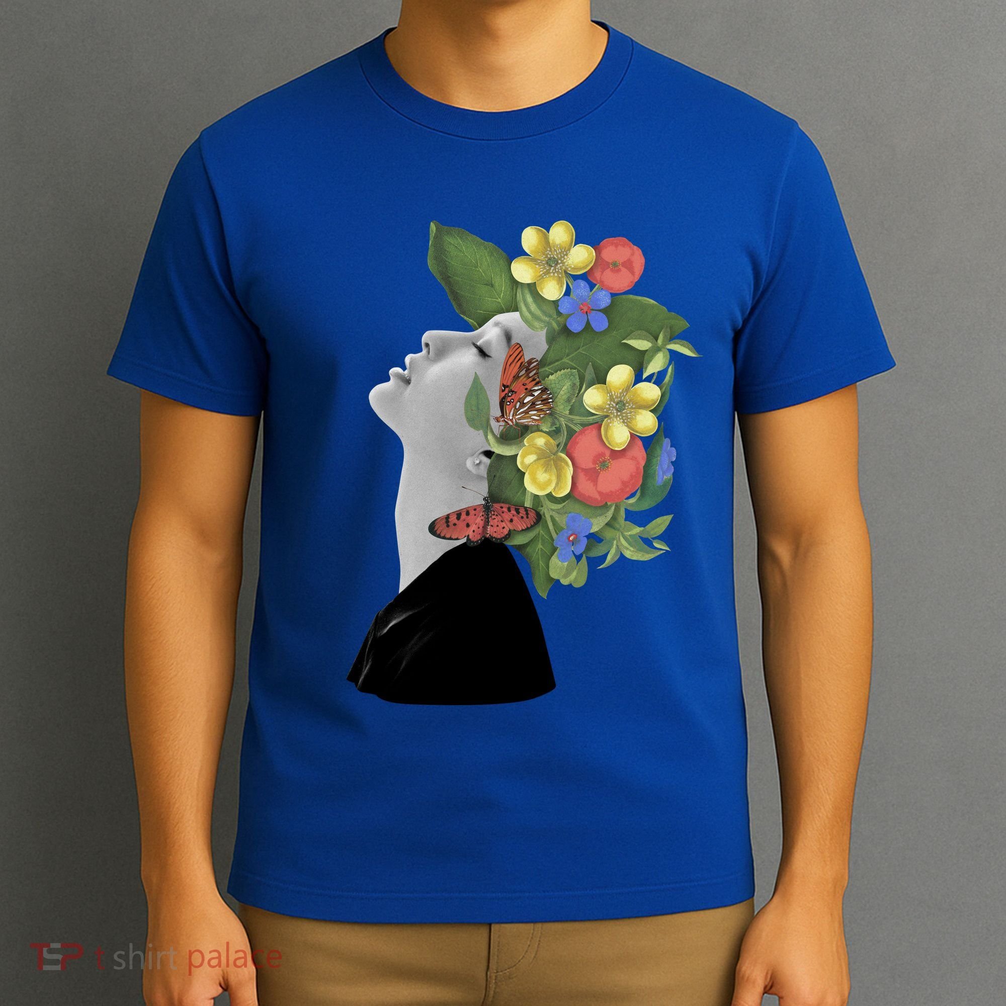 Floral Hat Art T-Shirt