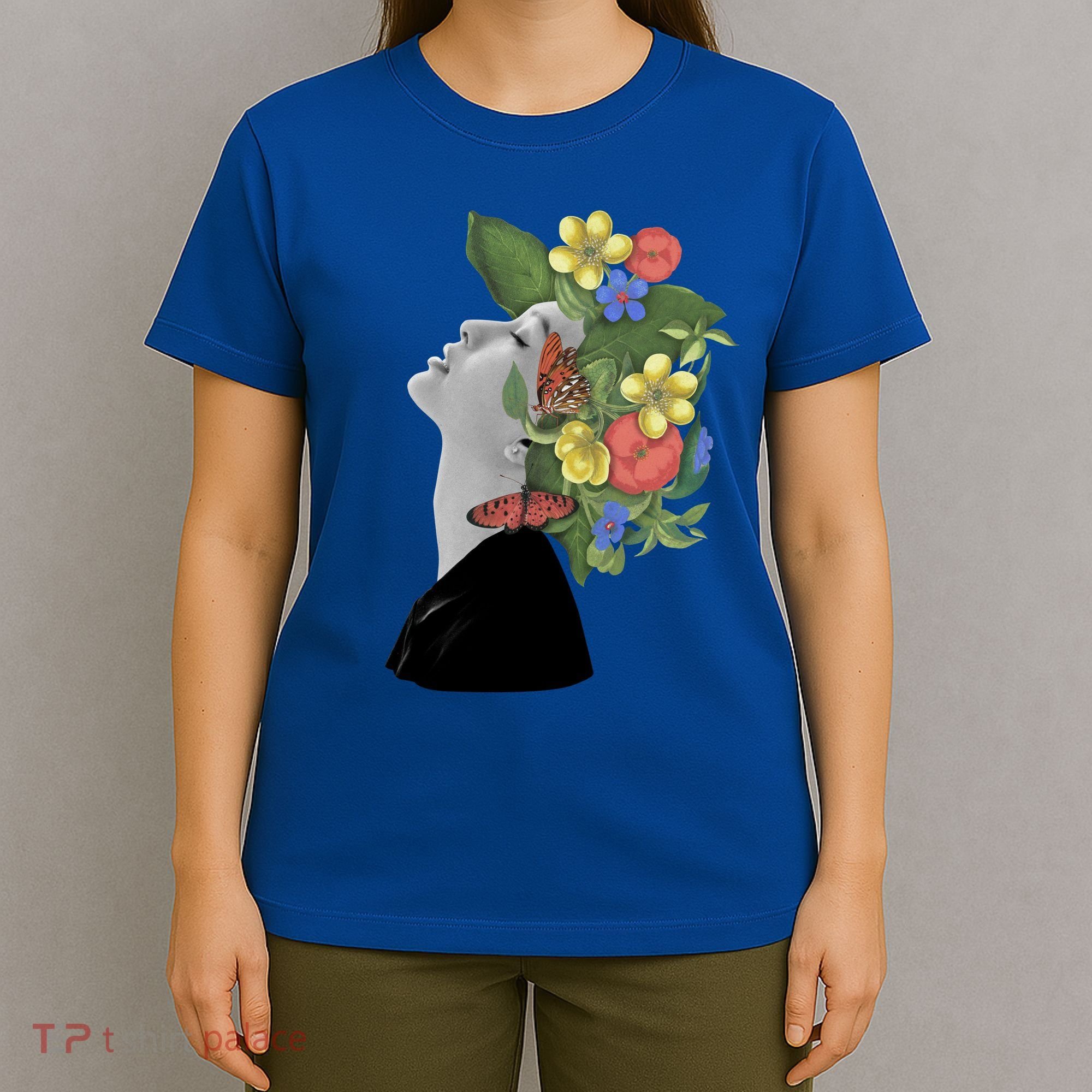 Floral Hat Art T-Shirt