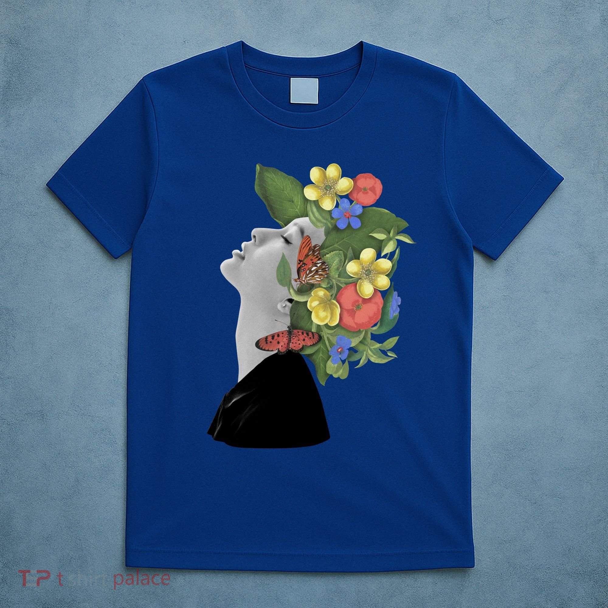 Floral Hat Art T-Shirt