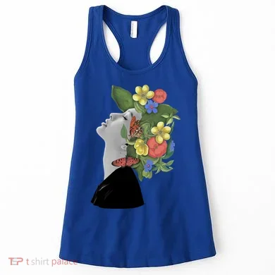 Floral Hat Art Women's Tank Top