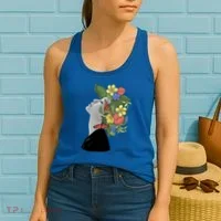 Floral Hat Art Women's Tank Top thumb 2