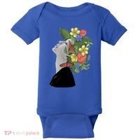 Floral Hat Art Baby Bodysuit thumb 0