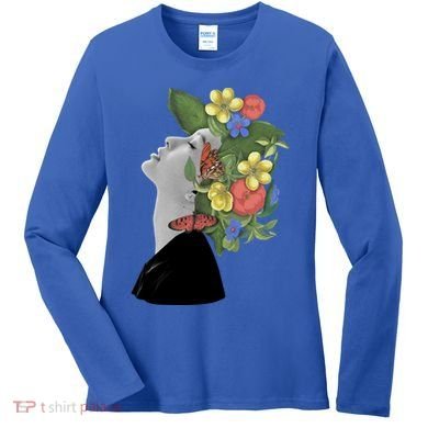 Floral Hat Art Women's Long Sleeve Shirt