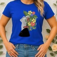 Floral Hat Art Women's T-Shirt thumb 2