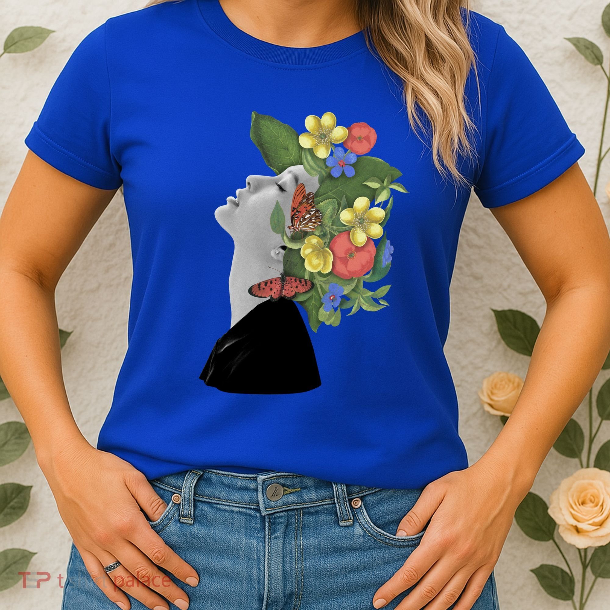 Floral Hat Art Women's T-Shirt