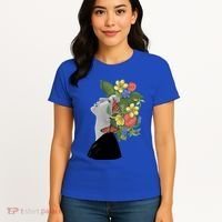 Floral Hat Art Women's T-Shirt thumb 4