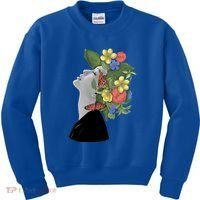 Floral Hat Art Kids Sweatshirt thumb 0