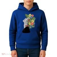 Floral Hat Art Kids Hoodie thumb 4