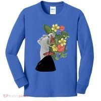 Floral Hat Art Kids Long Sleeve Shirt thumb 0