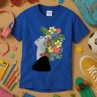 Floral Hat Art Kids T-Shirt thumb 3