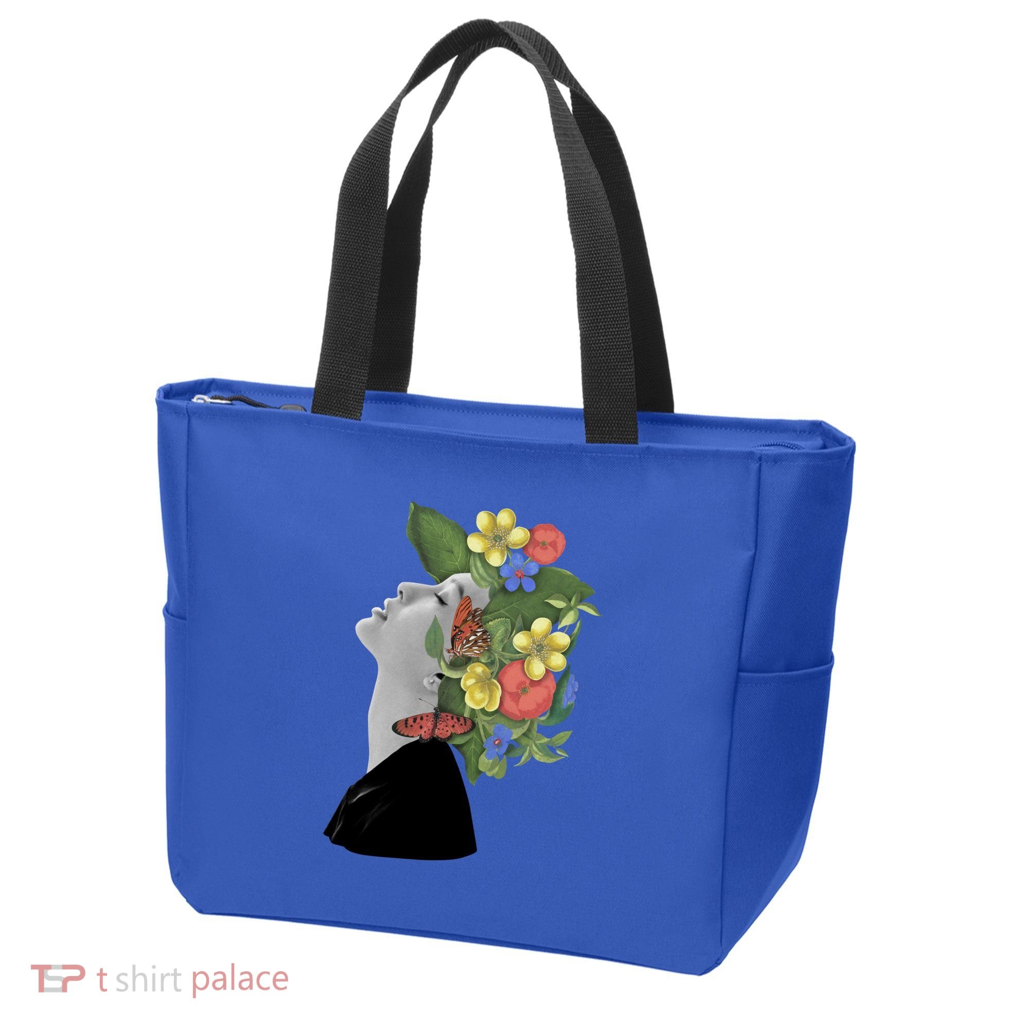 Floral Hat Art Tote Bag