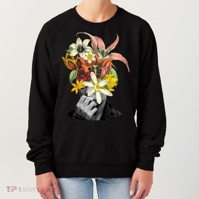 Floral Head Art Women's Sweatshirt