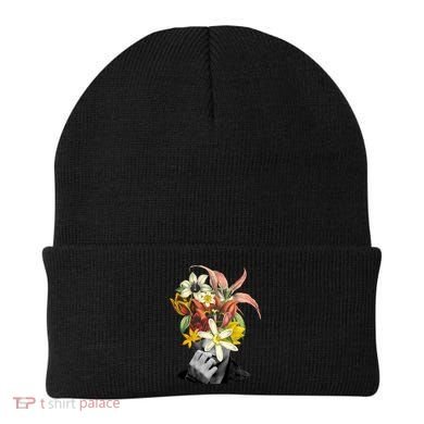 Floral Head Art Beanie