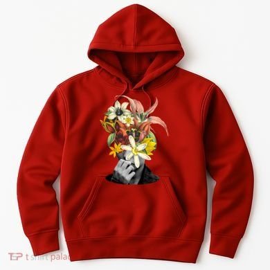 Floral Head Art Hoodie