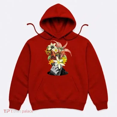 Floral Head Art Hoodie