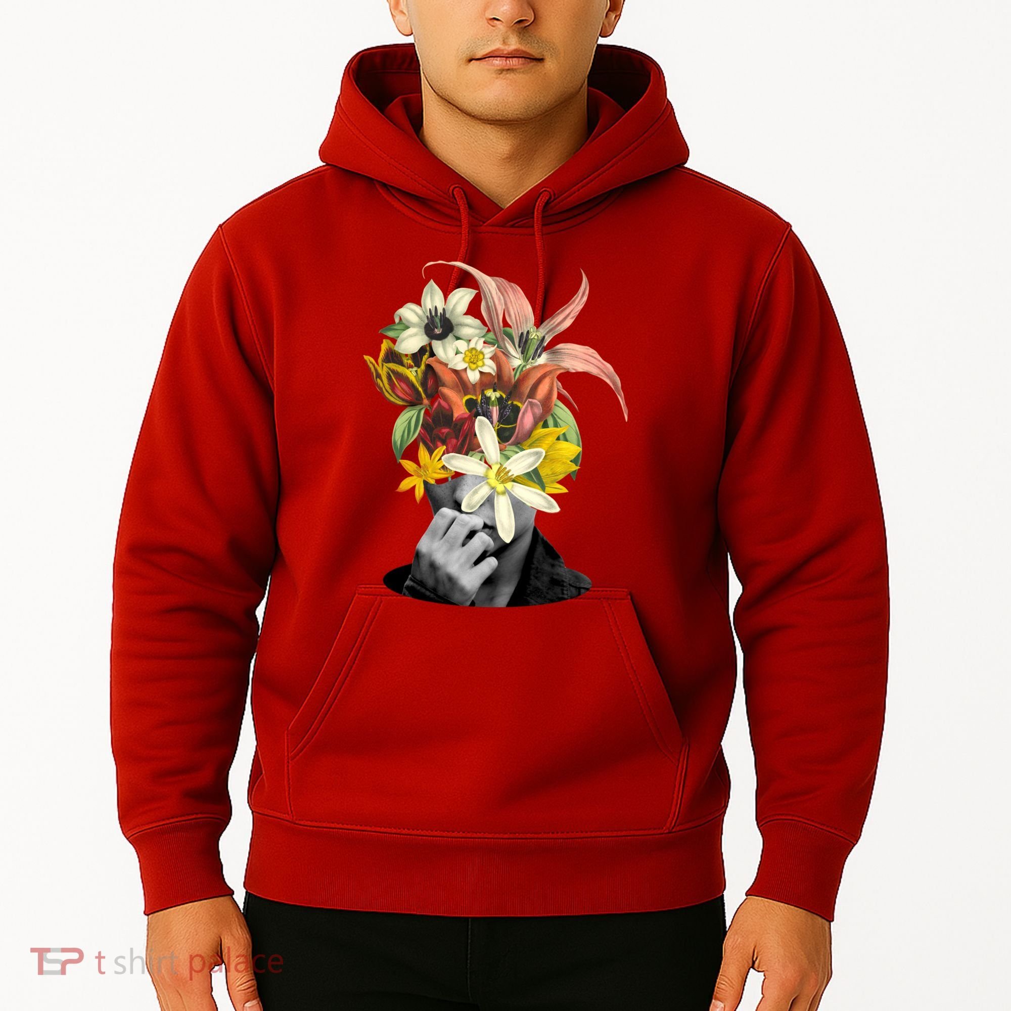 Floral Head Art Hoodie