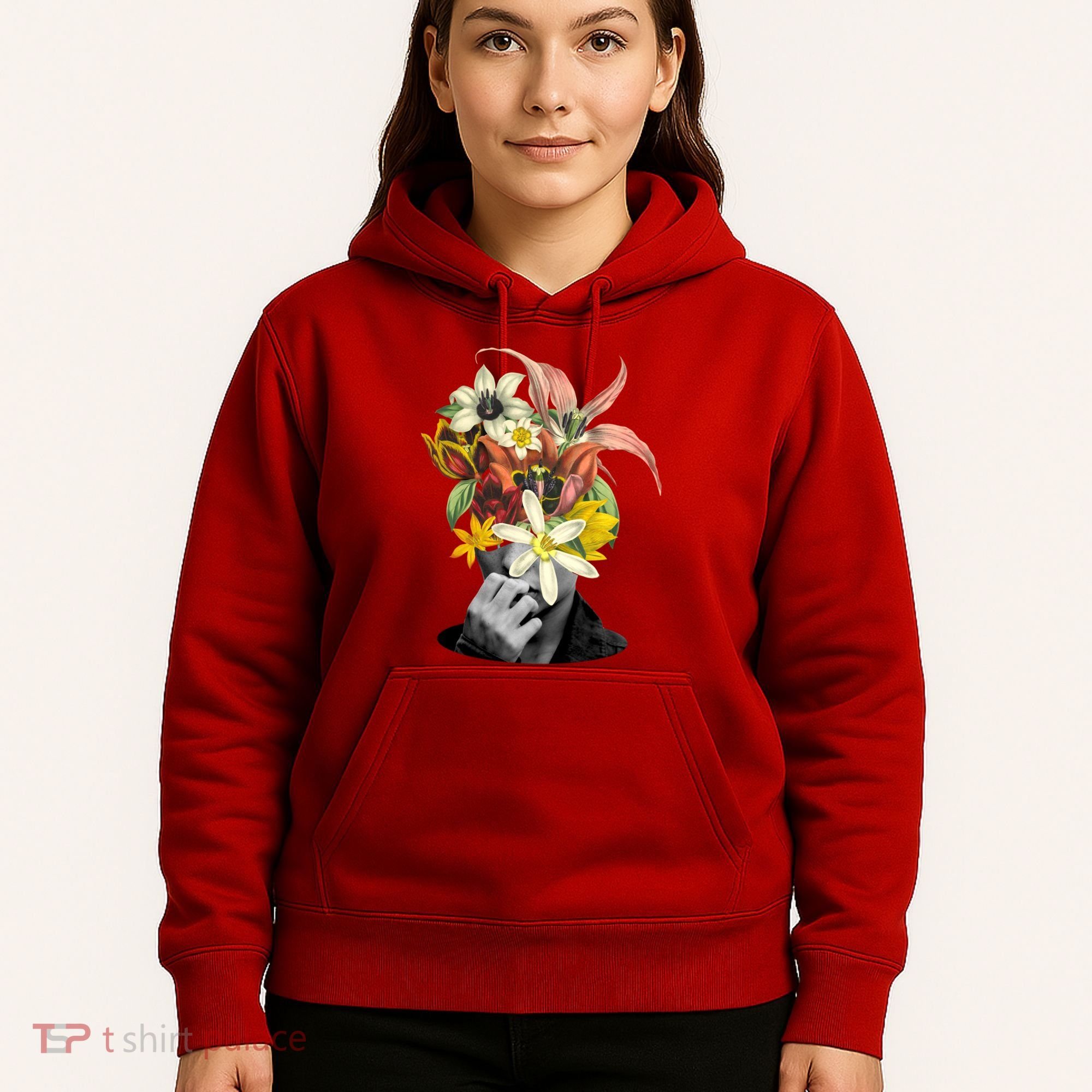 Floral Head Art Hoodie