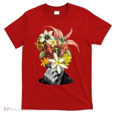 Floral Head Art T-Shirt
