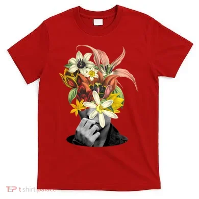 Floral Head Art T-Shirt