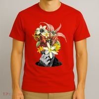 Floral Head Art T-Shirt thumb 3