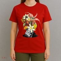Floral Head Art T-Shirt thumb 4