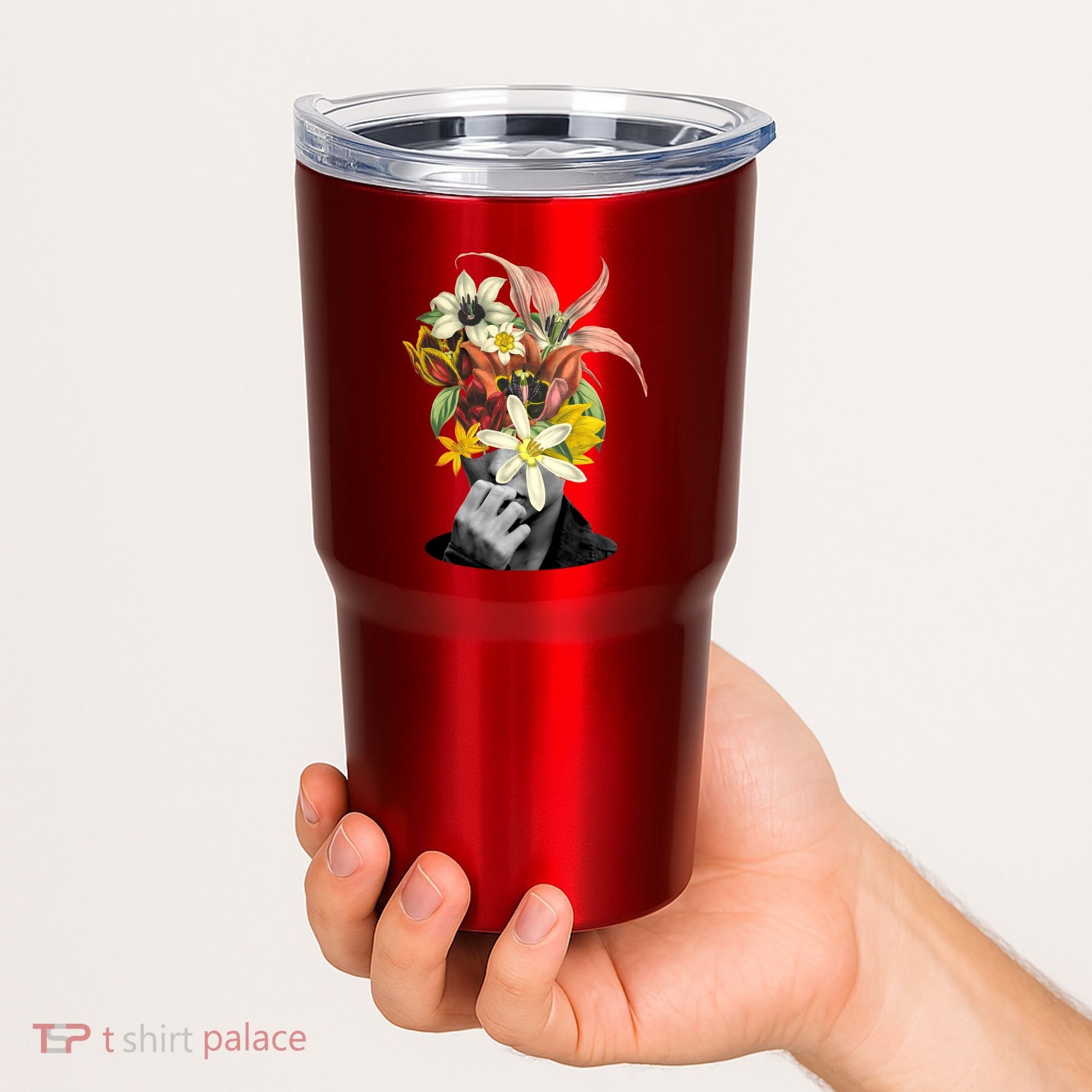 Floral Head Art Tumbler