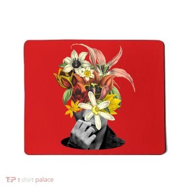 Floral Head Art Mousepad