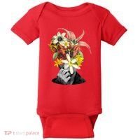 Floral Head Art Baby Bodysuit thumb 0
