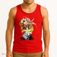 Floral Head Art Tank Top thumb 3