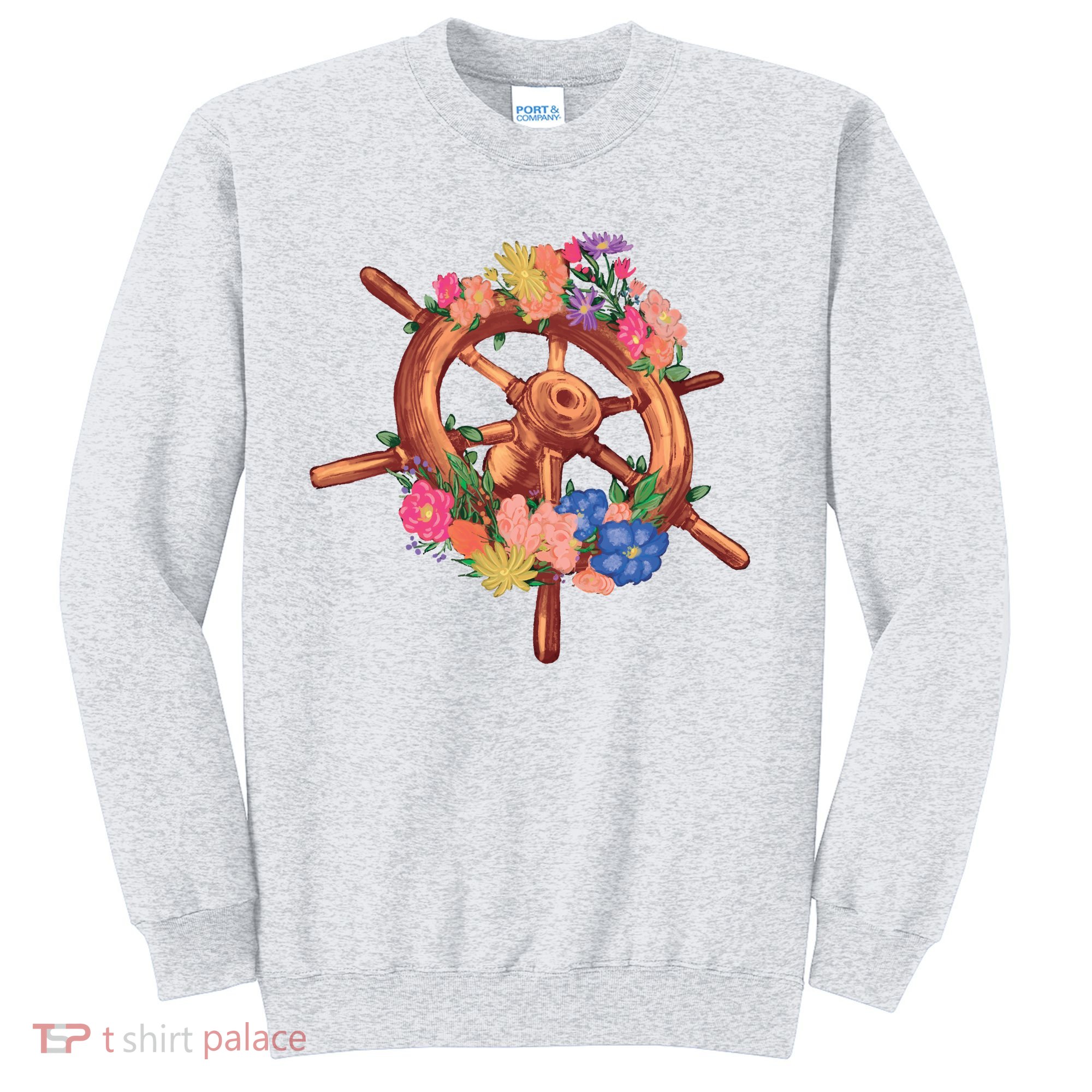 Floral Helm Sweatshirt
