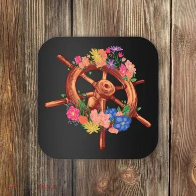 Floral Helm Coaster