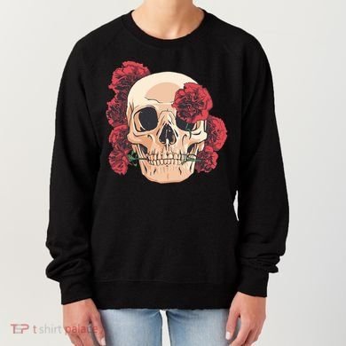 Floral Skull Women's Sweatshirt