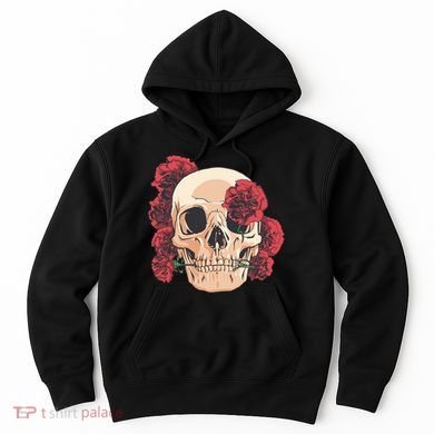 Floral Skull Hoodie