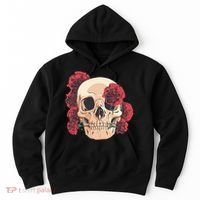 Floral Skull Hoodie thumb 0