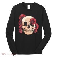 Floral Skull Long Sleeve Shirt thumb 0